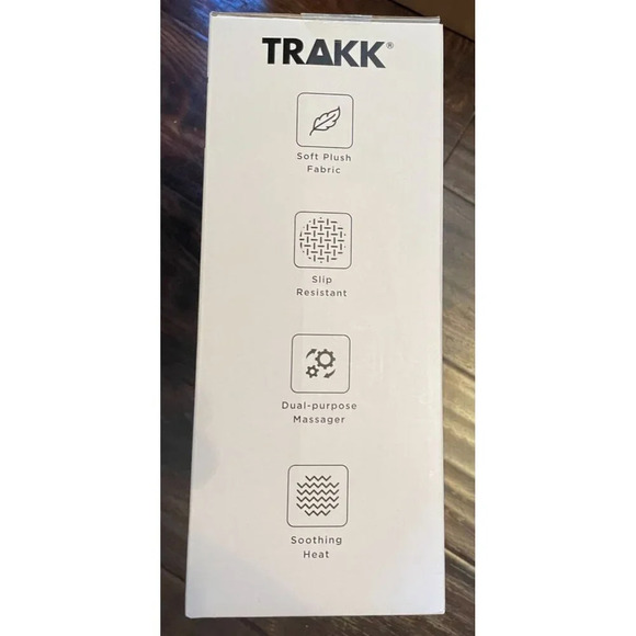 Trakk Shiatsu Foot Back Heating Massager Dual Purpose Vibration Massage NEW - Picture 3 of 4